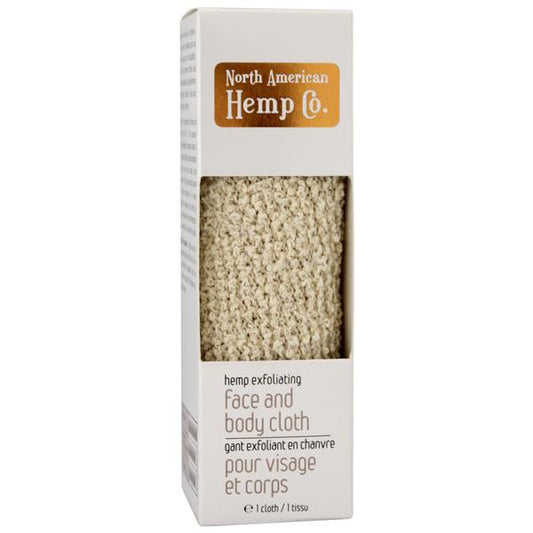 North American Hemp Hemp Exfoliating Face Cloth