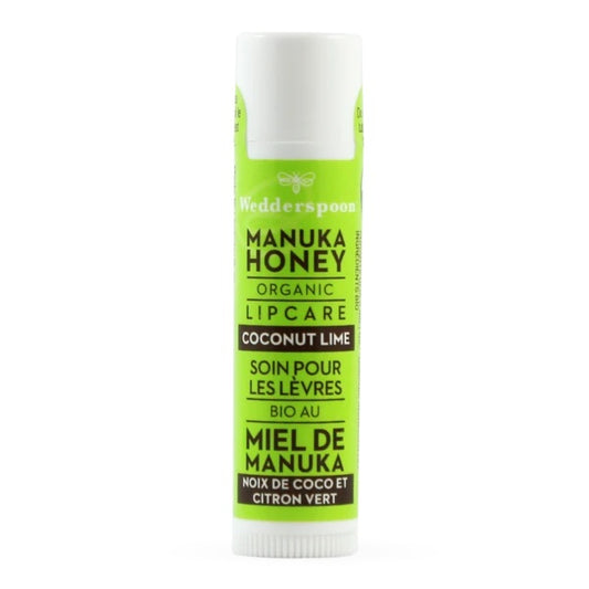 Wedderspoon - Organic Manuka Lip Balm - Coconut Lime
