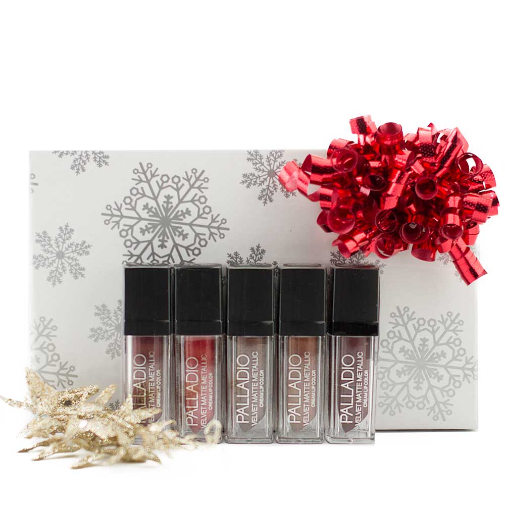 Velvet Matte Metallic Cream Lip Collection - Camomile Beauty