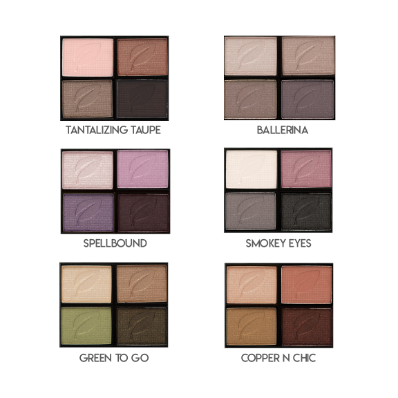 Eyeshadow Quads - Camomile Beauty - Green Natural Cruelty-free Beauty Shop
