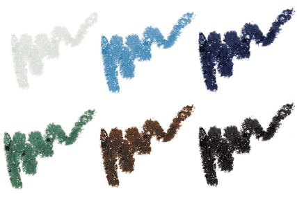 Palladio Glitter Pencil - BLACK SPARKLE - Camomile Beauty